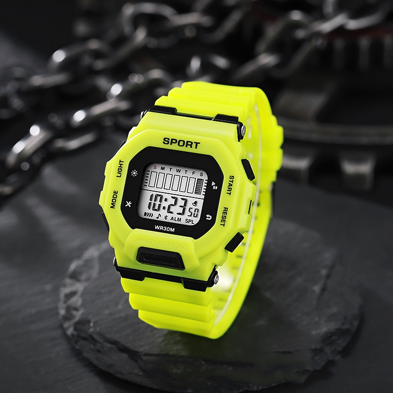 Outdoor Adventure Sports - Jam tangan olahraga Digital LED pria,