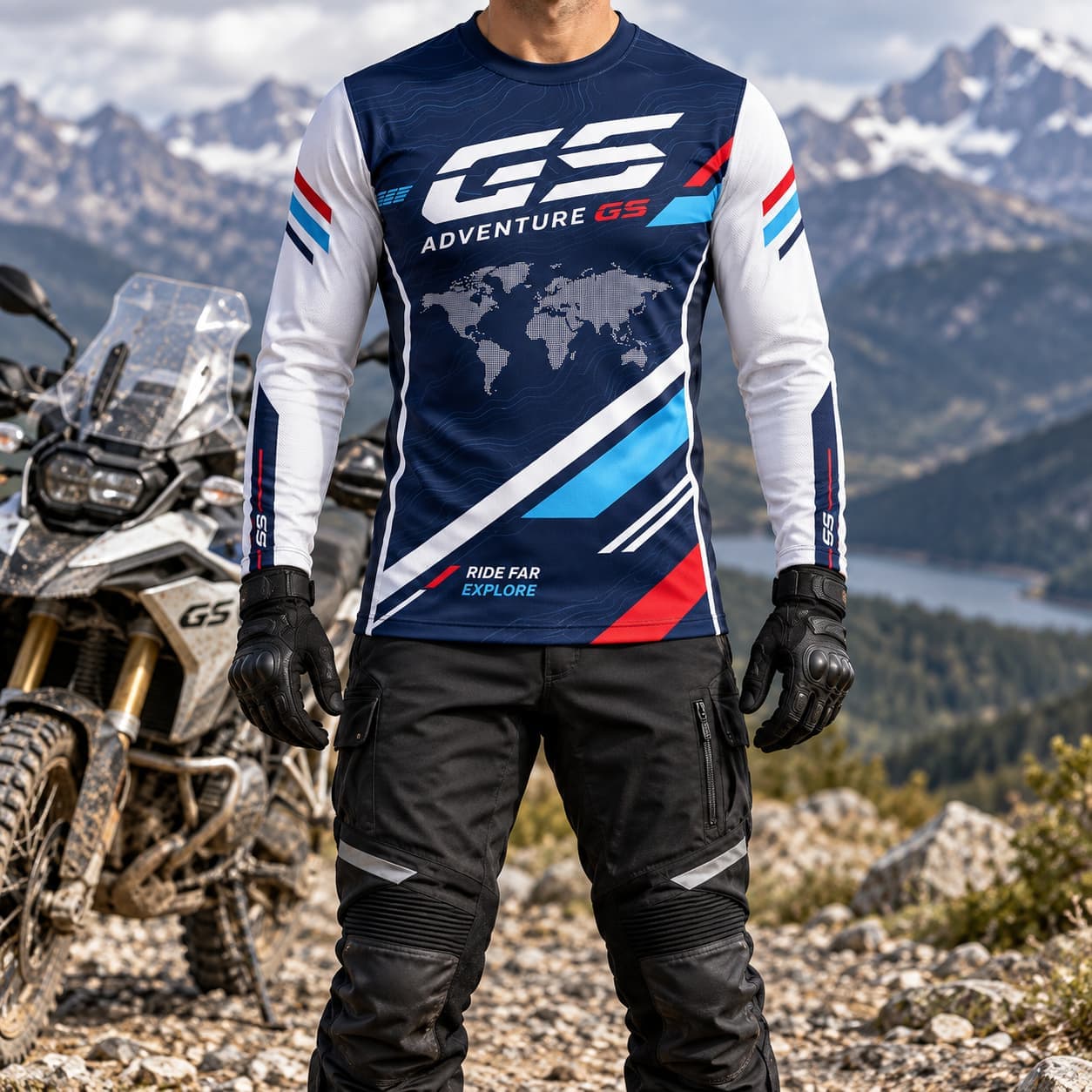 Kaos Pria GS Adventure, Jersey - Outdoor Adventure Outfit ulasan dan harga
